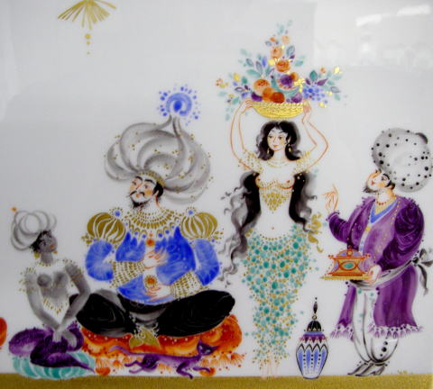 ユーロクラシクス｜マイセン 大型陶板画 プラーク