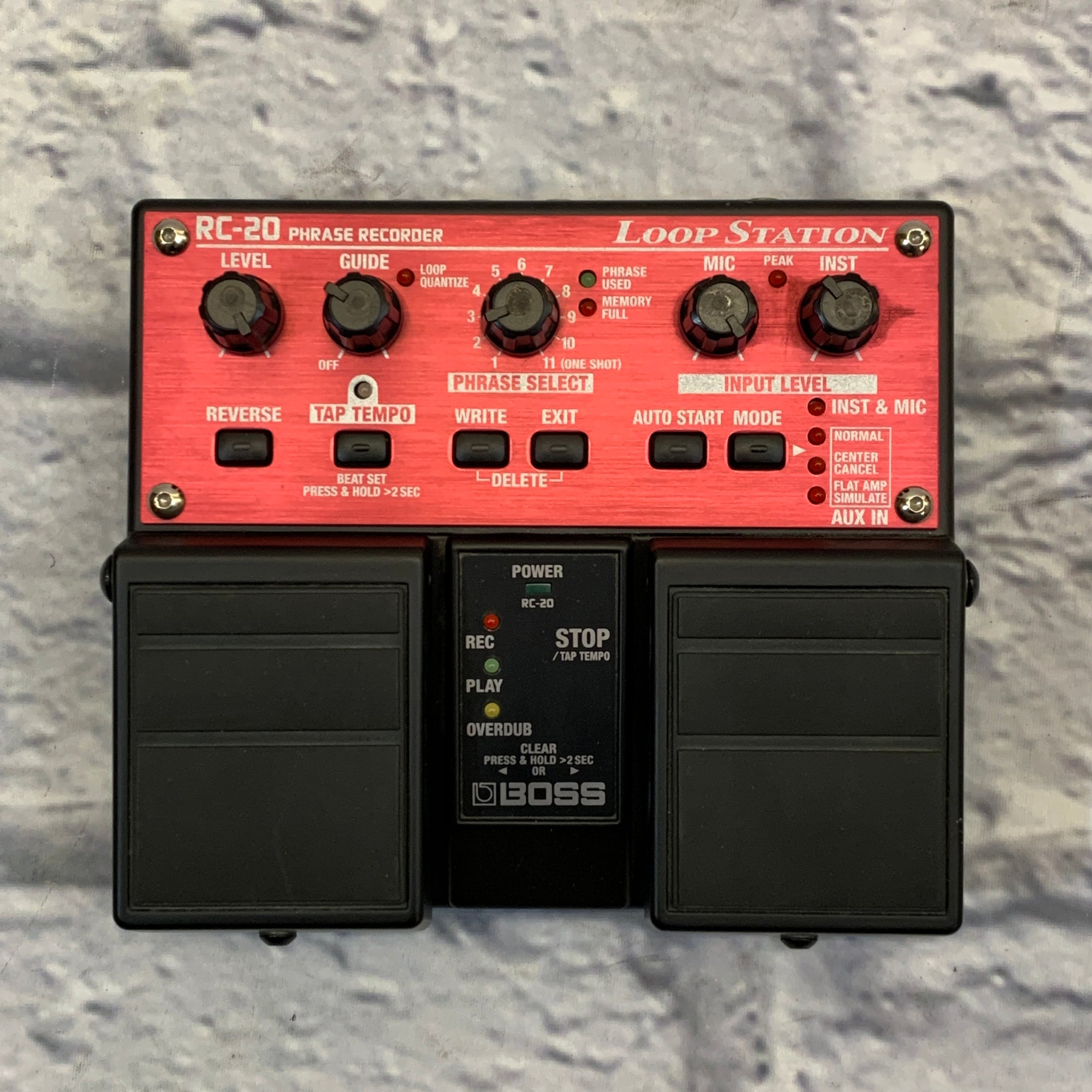 Boss RC-20 Phrase Recorder Loop Station - Evolution Music