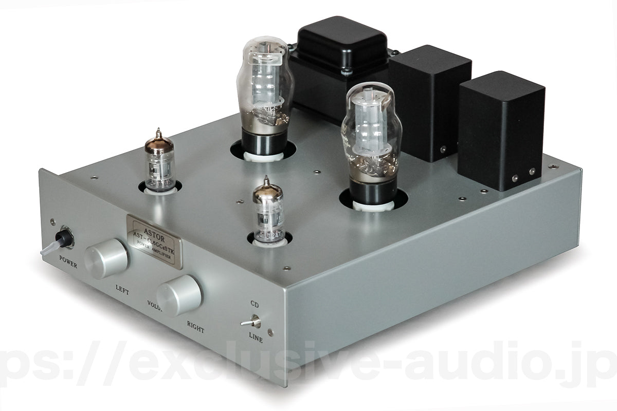 3極パワー管 6CK4 ステレオパワーアンプ 動作品 3極パワー管 6CK4