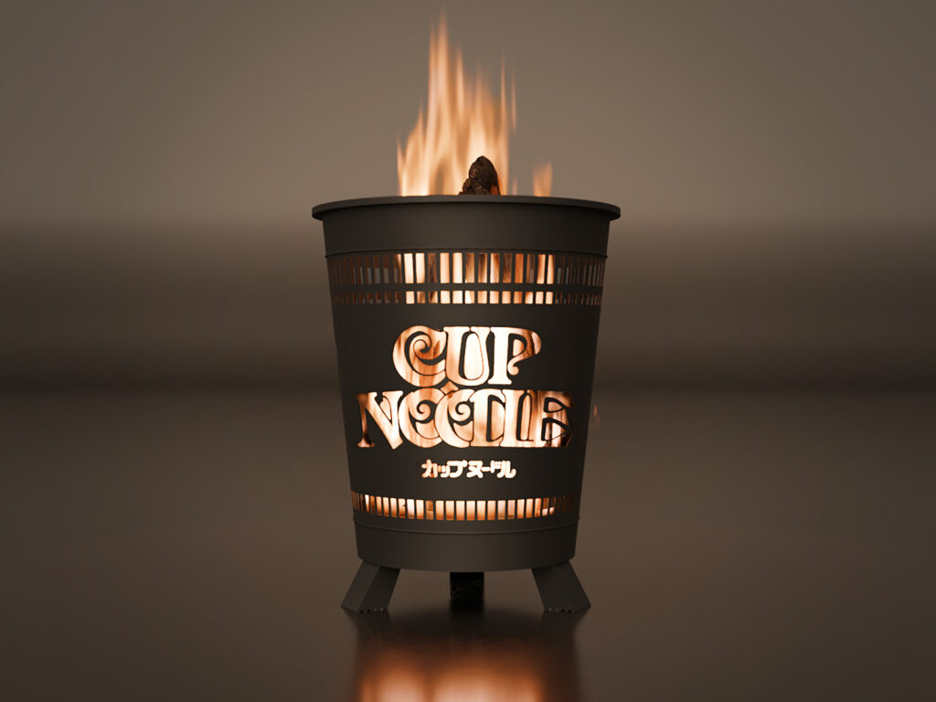 日清のカップヌードルクエストでおしゃれ焚火台を申し込んでみた【報告