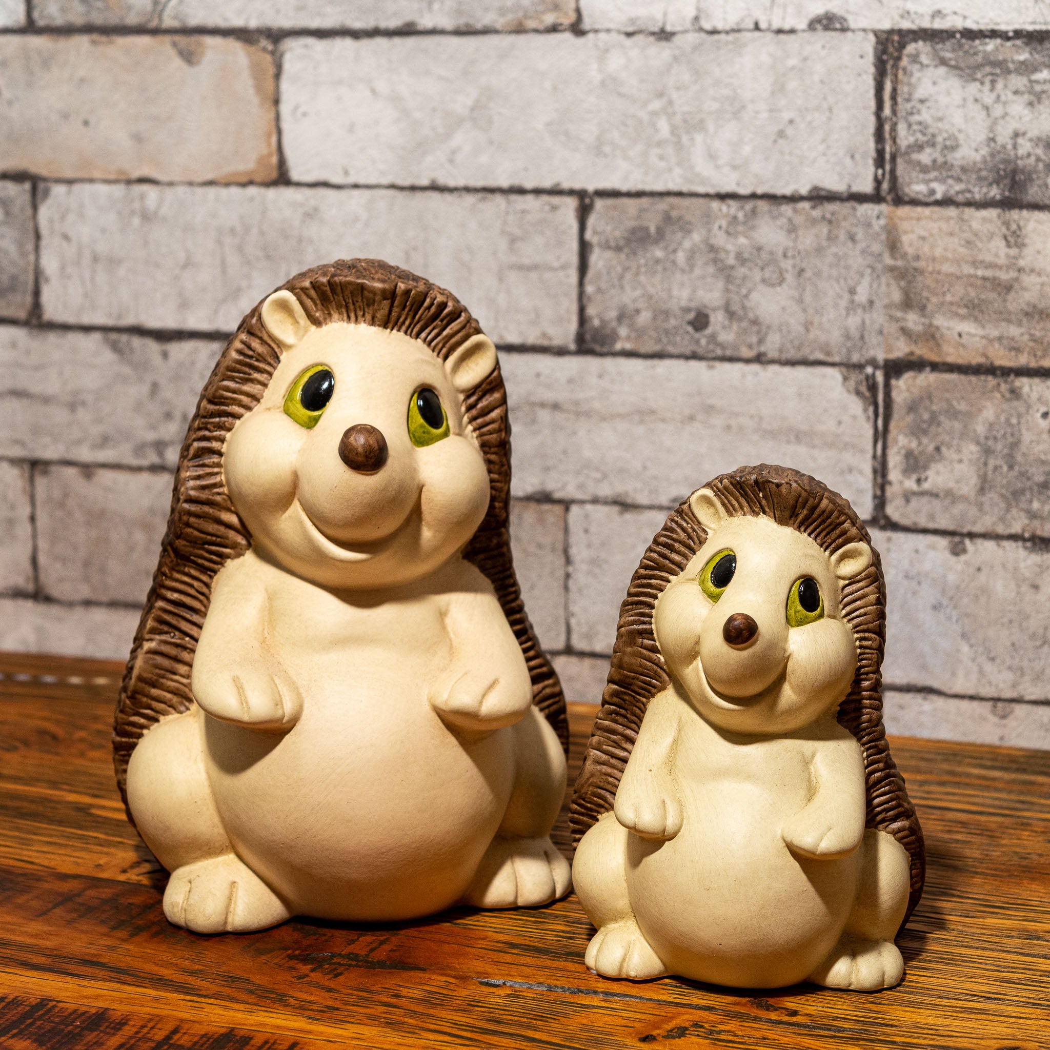 ガーデニング雑貨 ポルトガル製 テラコッタ 置物 ハリネズミオブジェ