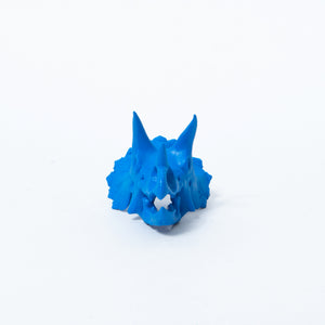 Favorite｜ホネケシ トリケラトプス ブルー｜恐竜の頭骨をリアルに再現