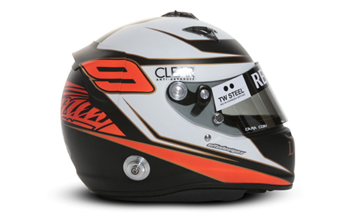 キミ・ライコネン ヘルメット （2012年） 【 F1-Gate .com 】