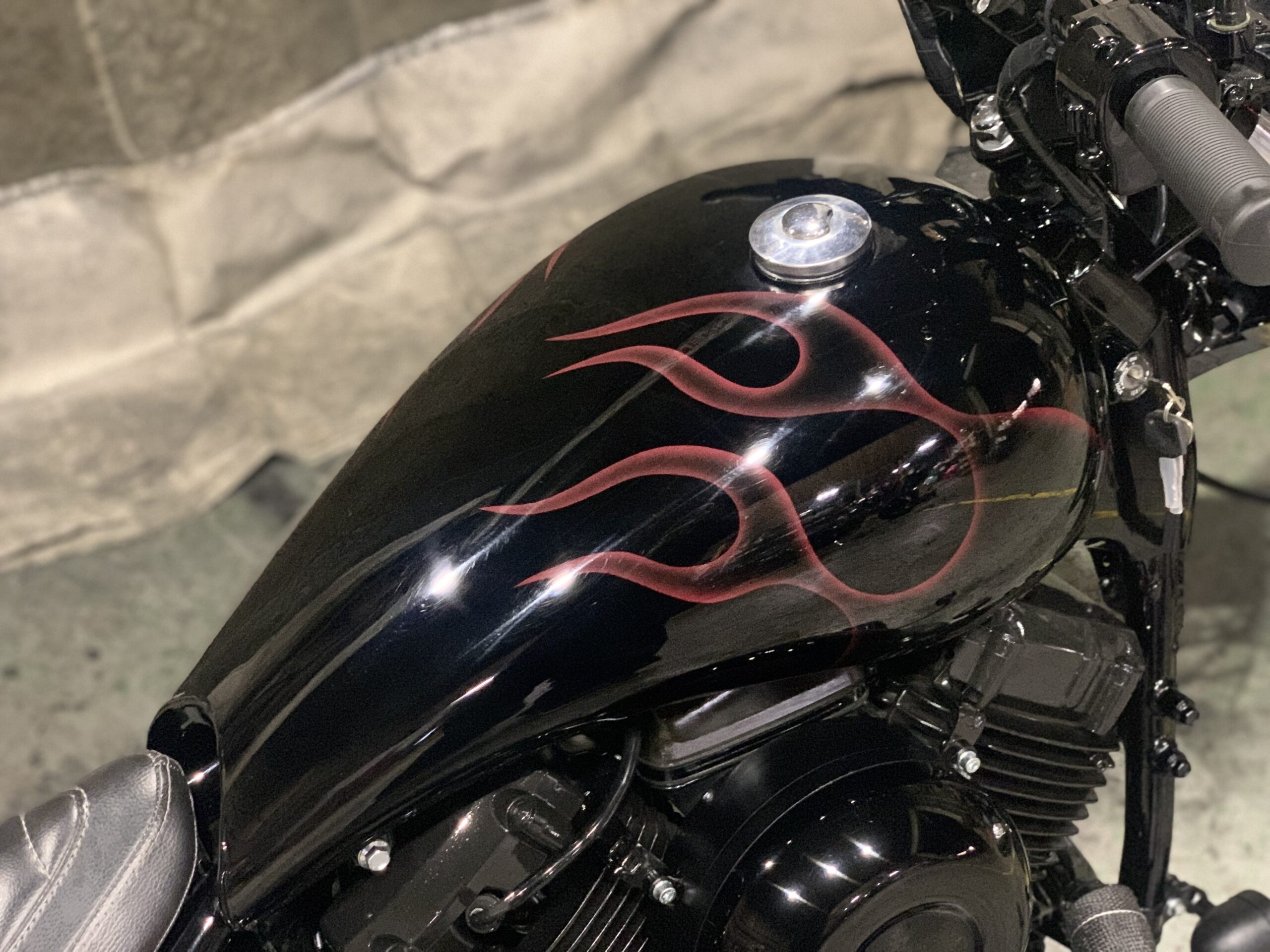 スティード タンク ファイアーパターン チョッパー