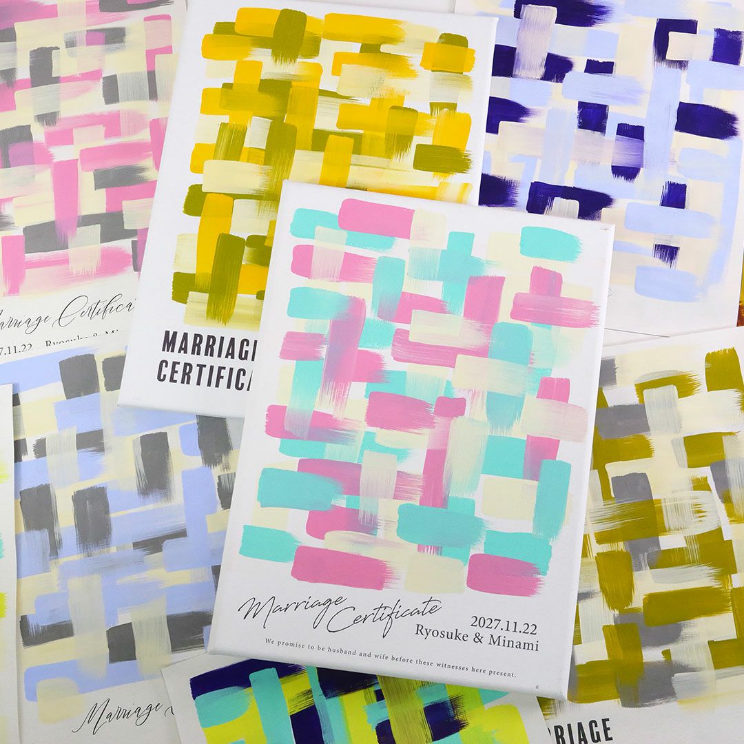 ふたりの物語」 F3 2枚セット テクスチャーアート 結婚祝い 記念日