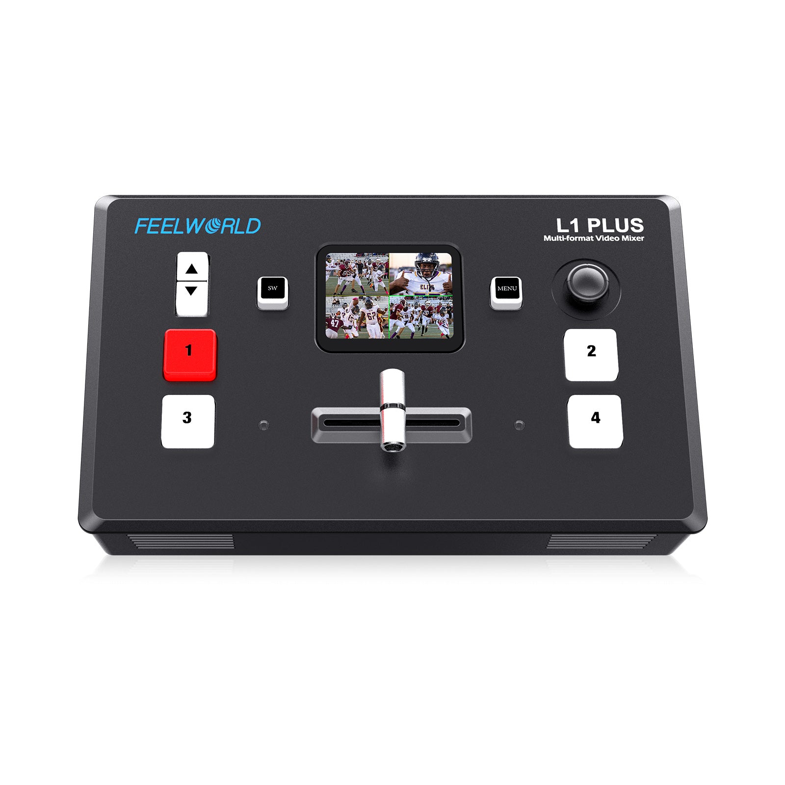 FEELWORLD L1 PLUS Multi Camera Video Mixer Switcher Live Streaming