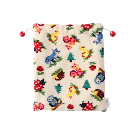 ハイジフレンズフォレスト 巾着 HFO-201099(アイボリー): FEILER