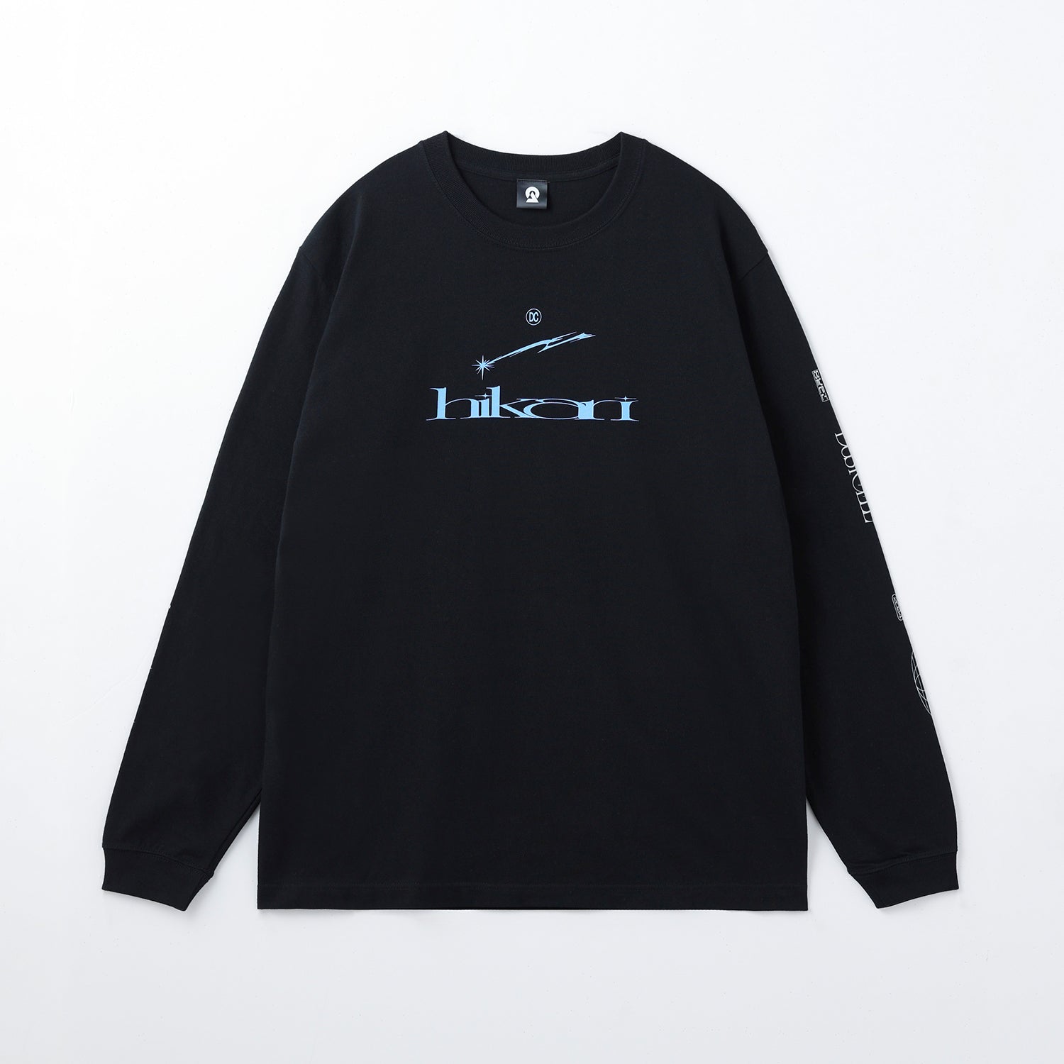 DUSTCELL】「光」グラフィックロングスリーブTシャツ／BLACK／DUSTCELL