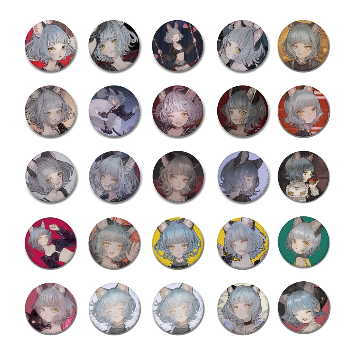 VALIS】NINAメモリアル缶バッジコレクション／4th ALBUM「青春