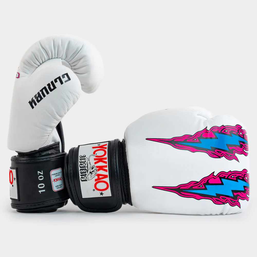 YOKKAO ヨッカオ ボクシンググローブ 10oz ホワイト/デニム綺麗