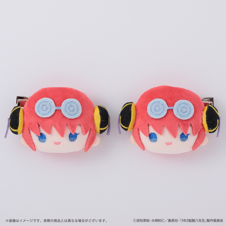 3年Z組銀八先生 ぬいぐるみヘアクリップセット｜むにゅぐるみパティオ