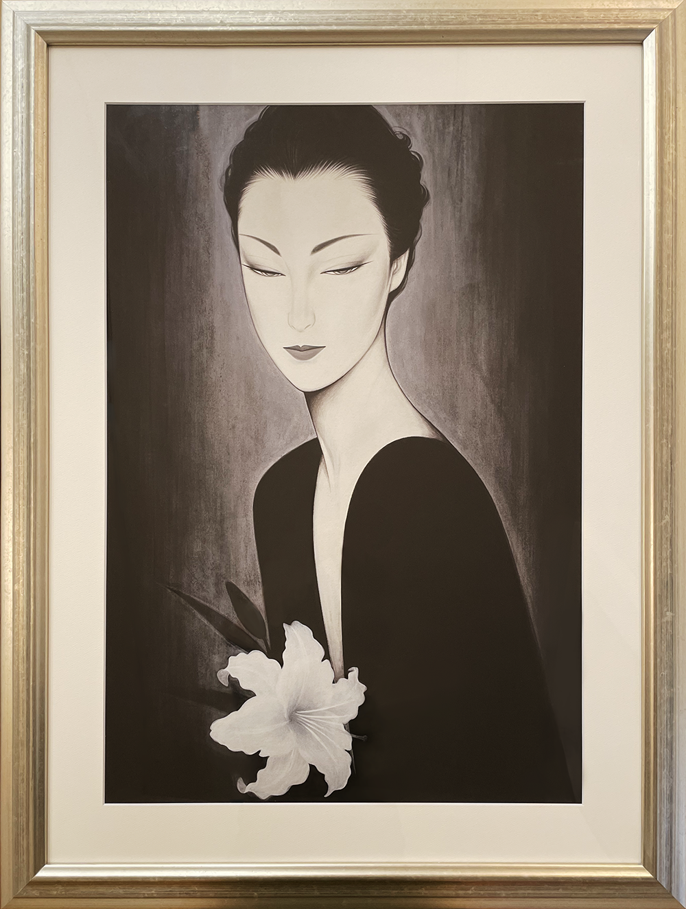 絵画作品 白い百合 【公式通販】