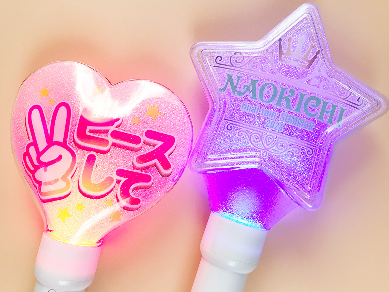 立体型ペンライト（ハート型・星型） | オリジナル製作ならJ＆C Supply