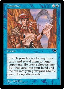 直観/Intuition》[TMP] 青R | 日本最大級 MTG通販サイト「晴れる屋」