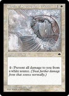 MTG 【Foil】【エラーカード】白の防御円（日本語版） エラーカード 白