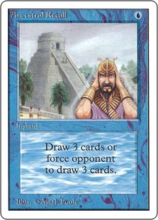 Ancestral Recall》[2ED] 青R | 日本最大級 MTG通販サイト「晴れる屋」