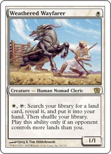 Foil】《雨ざらしの旅人/Weathered Wayfarer》[ONS] 白R | 日本最大級