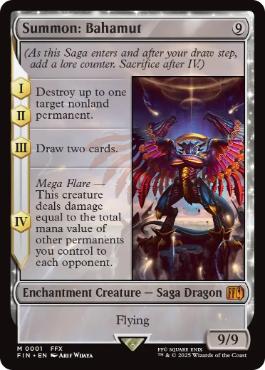 356)□ボーダーレス□《召喚：バハムート/Summon: Bahamut》[FIN-BF