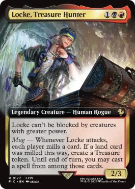 177)□拡張アート□《トレジャーハンター、ロック/Locke, Treasure
