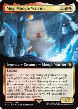 Foil】(179)□拡張アート□《モーグリ族の戦士、モグ/Mog, Moogle