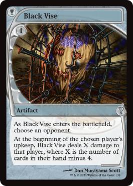 □黒枠□《黒の万力/Black Vise》[4EDBB] 茶U | 日本最大級 MTG通販