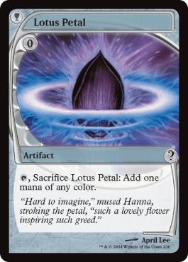 MTG 魔力の墓所 魔力の櫃 太陽の指輪 師範の占い独楽 水蓮の花びら