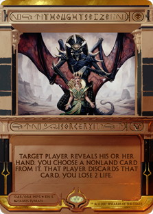 Foil】《思考囲い/Thoughtseize》[MPS2] 黒R | 日本最大級 MTG通販