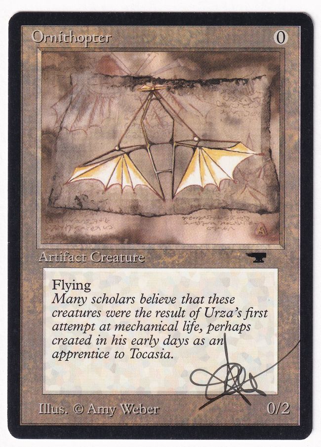 羽ばたき飛行機械 アーティストプルーフ time walk MTG