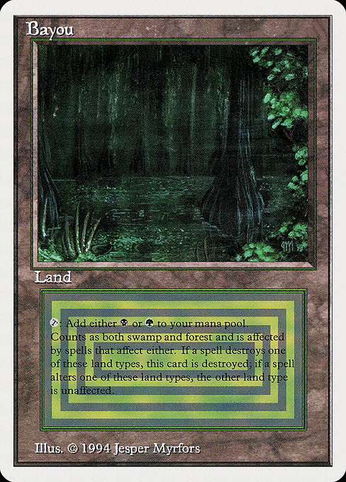 MTG Bayou 2ED アンリミテッド 英語 MTG Bayou 英語 アンリミテッド