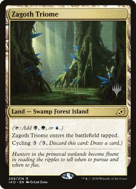 259)《ゼイゴスのトライオーム/Zagoth Triome》[IKO] 土地R | 日本最大