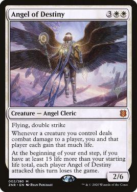 MTG 天使の運命 Angelic Destiny Foil サインド MTG 天使の運命