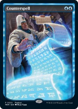 □テキストレス□《対抗呪文/Counterspell》(MagicConプロモ)[その他