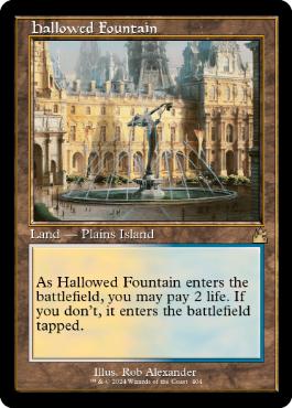 Foil】《神聖なる泉/Hallowed Fountain》[DIS] 土地R | 日本最大級 MTG