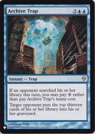 日本語Foil】書庫の罠 マジックザギャザリング 2枚セット 日本語Foil