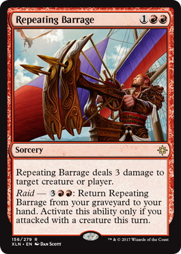 反復連射/Repeating Barrage》[XLN] 赤R | 日本最大級 MTG通販サイト