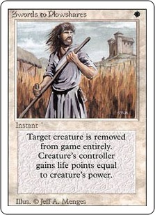 剣を鍬に/Swords to Plowshares》[LEB] 白U | 日本最大級 MTG通販
