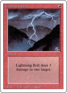 稲妻/Lightning Bolt》[LEB] 赤C | 日本最大級 MTG通販サイト「晴れる屋」