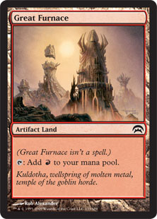 Foil】《大焼炉/Great Furnace》[MRD] 土地C | 日本最大級 MTG通販