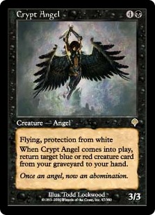 Foil】《墓所の天使/Crypt Angel》[INV] 黒R | 日本最大級 MTG通販
