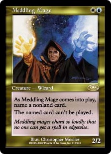 翻弄する魔道士/Meddling Mage》[PLS] 金R | 日本最大級 MTG通販サイト
