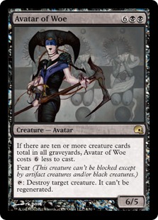 悲哀の化身/Avatar of Woe》[PCY] 黒R | 日本最大級 MTG通販サイト