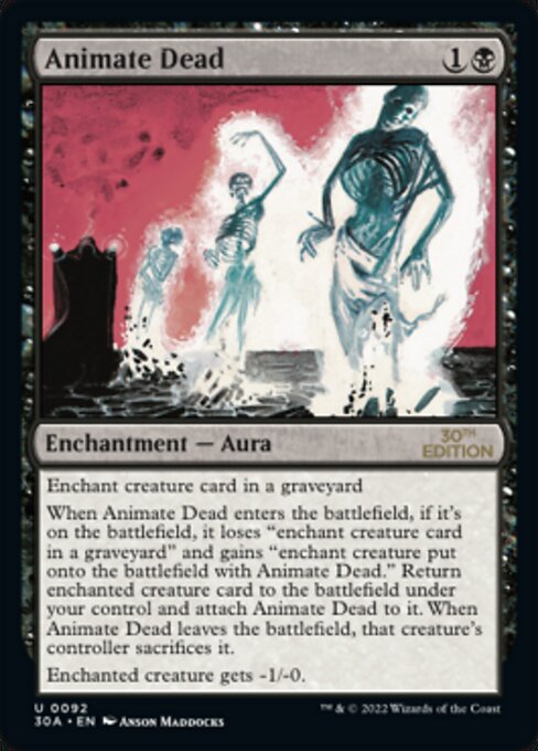 動く死体/Animate Dead ジャッジ褒賞版×4枚セット MTG 動く死体
