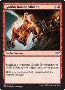 MTG Foil ゴブリンの砲撃 Goblin Bombardment 2枚 ゴブリンの砲撃