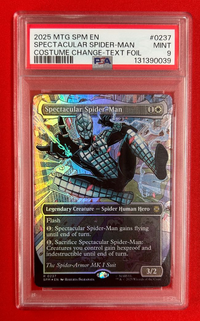 スペクタキュラー スパイダーマン テクスチャー・Foil ボーダーレス