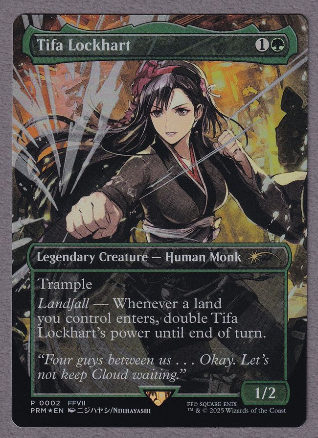 FF MTG ティファ・ロックハート ボーダーレス サージFOIL MTG ティファ