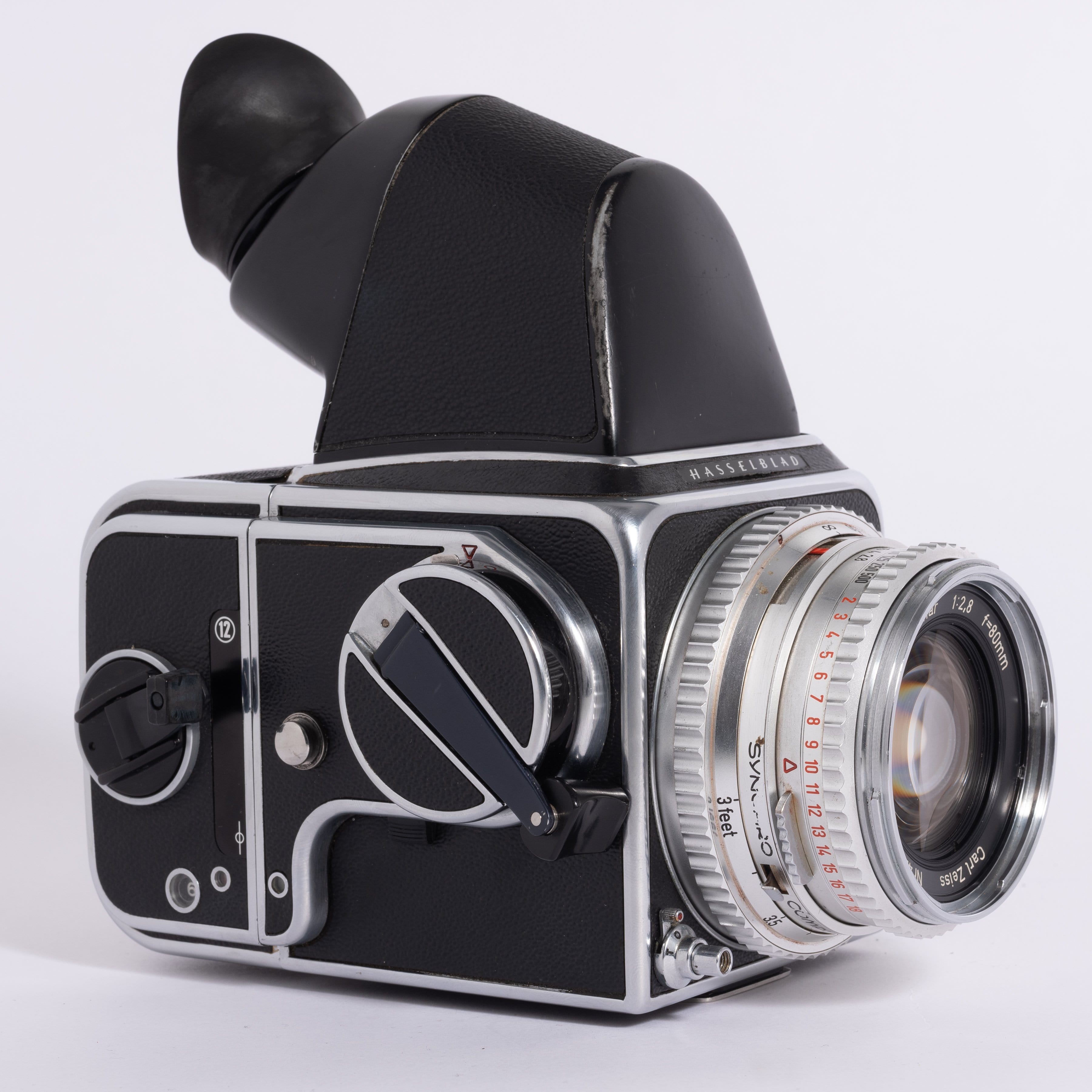 Hasselblad 500C with Zeiss Planar T* 80mm f/2.8 and Prism Finder