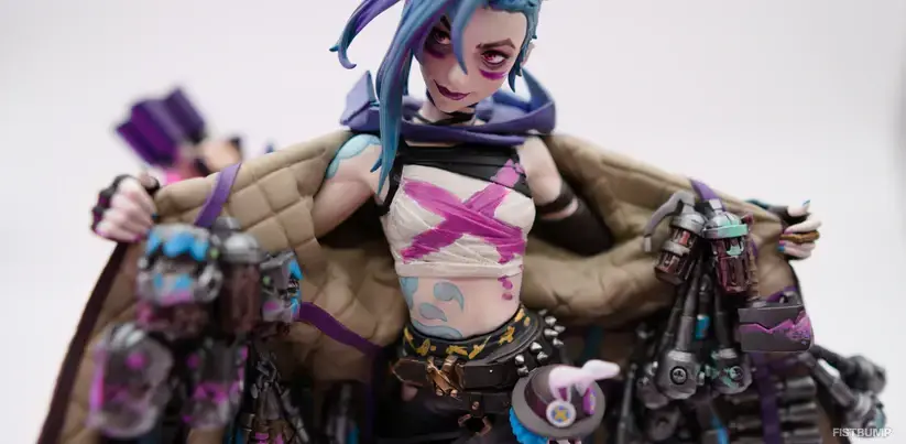 アーケイン ジンクス」ハイクオリティな1/7スケールのスタチューがRiot
