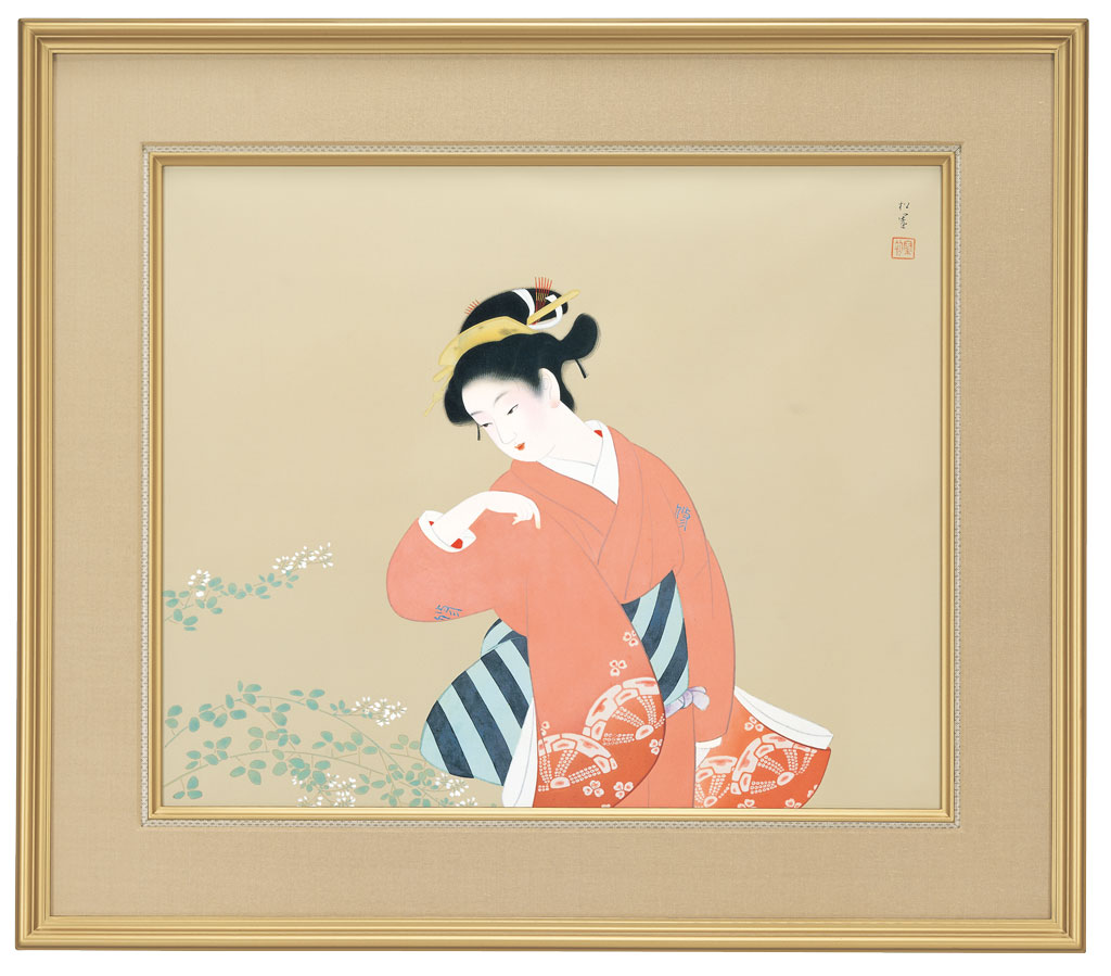 文化勲章受章】上村松園『初秋』