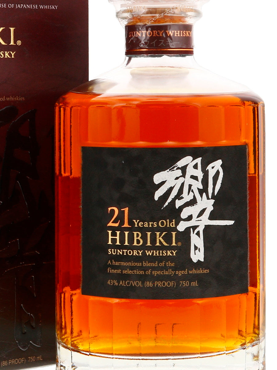 Buy Hibiki 21 Year Old Blended Japanese Whisky Suntory | Flask Wines