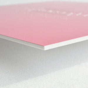 二層板 1.5mm厚 ピンク／白（レーザー加工用材料） – FLUX Japan